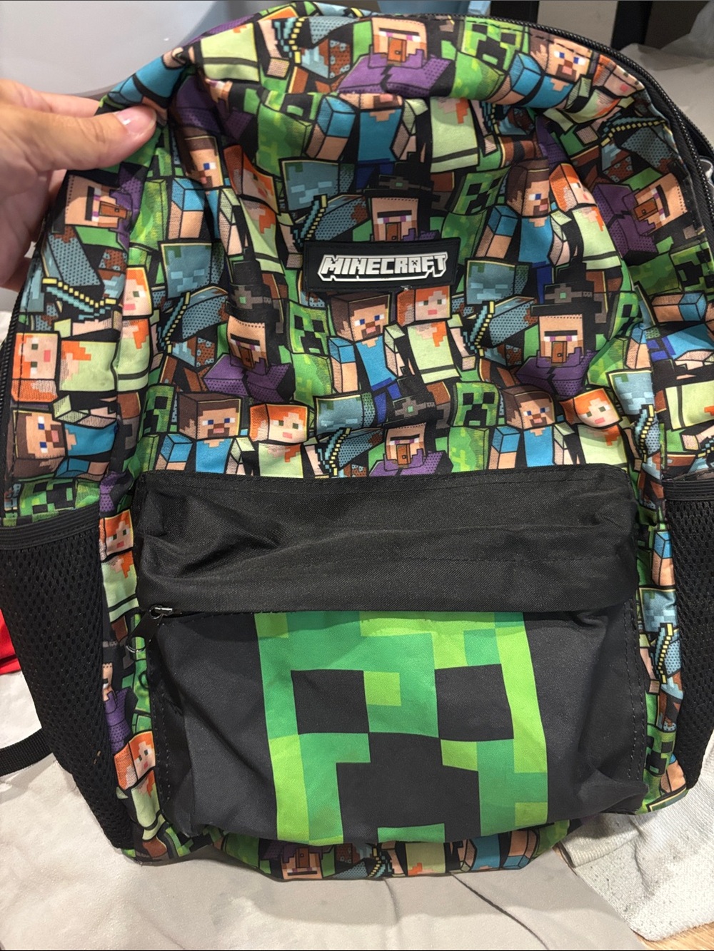 Minecraft back pack very  nice design
